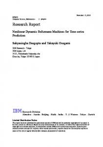 Nonlinear dynamic Boltzmann machines