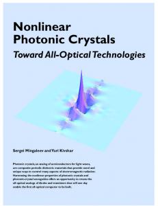 Nonlinear Photonic Crystals - CiteSeerX