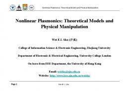 Nonlinear Plasmonics