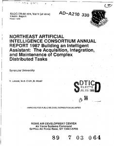 NORTHEAST ARTIFICIAL INTELLIGENCE