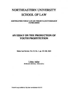northeastern university school of law - SSRN papers
