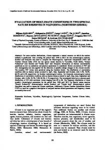 northern serbia - Urban Climate