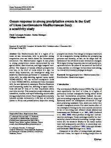 northwestern Mediterranean Sea - Springer Link