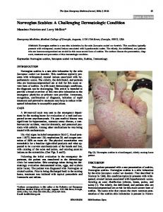 Norwegian Scabies - Bentham Open