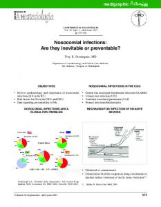 Nosocomial infections - Medigraphic