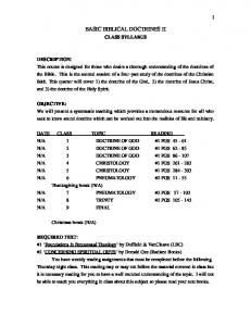 Notes - Cross Christian Fellowship