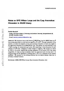 Notes on BPS Wilson Loops and the Cusp Anomalous Dimension in ...