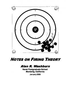 Notes on Firing Theory - CiteSeerX