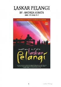 Novel LASKAR PELANGI