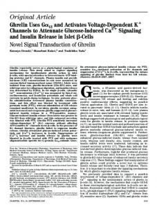 Novel Signal Transduction of Ghrelin