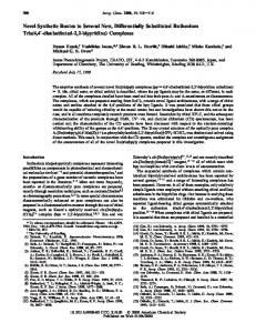 Novel Synthetic Routes to Several New, Differentially Substituted