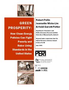 NRDC Document Bank: Green Prosperity