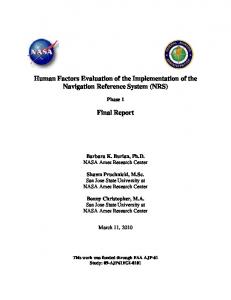 NRS Waypoint Study - Semantic Scholar