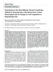 Nucleofection Is the Most Efficient Nonviral ... - Stem Cells Journals