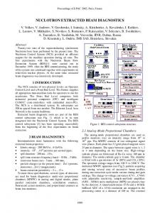 Nuclotron Extracted Beam Diagnostics