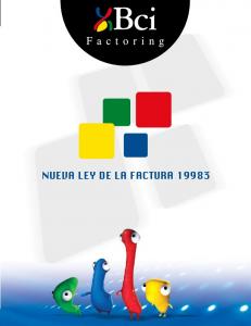 NUEVA LEY DE LA FACTURA 19983 - Bci