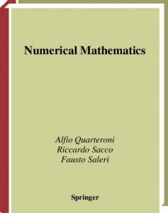 Numerical Mathematics