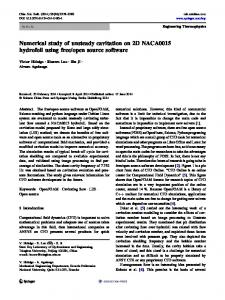 Numerical study of unsteady cavitation on 2D ... - Springer Link