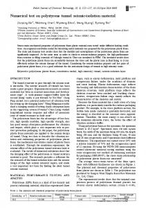 Numerical test on polystyrene tunnel seismic-isolation