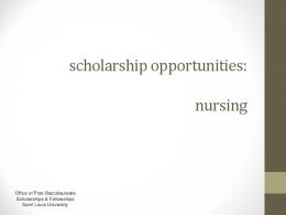 Nursing - Saint Louis University