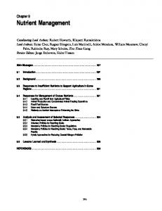 Nutrient Management - Semantic Scholar