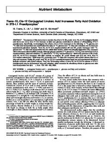 Nutrient Metabolism - Semantic Scholar