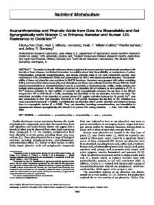 Nutrient Metabolism