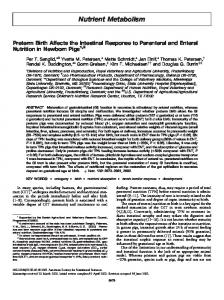 Nutrient Metabolism