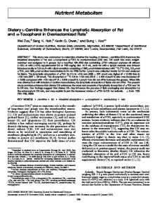 Nutrient Metabolism