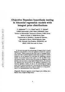 Objective Bayesian hypothesis testing in binomial regression