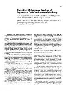 Objective malignancy grading of squamous cell ... - Wiley Online Library