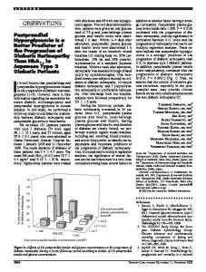 observations - Diabetes Care - American Diabetes Association