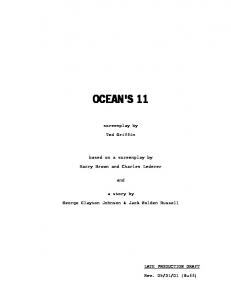 OCEAN'S 11 - Daily Script