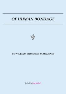 OF HUMAN BONDAGE - LimpidSoft