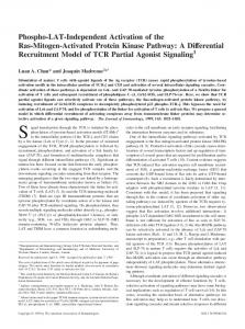 of TCR Partial Agonist Signaling Pathway - The Journal of Immunology