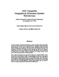 OGC Compatible Geographical Information Systems Web Services