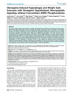 Olanzapine-Induced Hyperphagia and Weight ... - Semantic Scholar