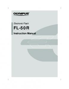 Olympus FL-50R Instruction Manual