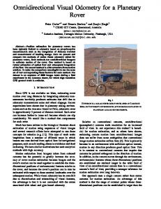 Omnidirectional Visual Odometry for a Planetary Rover - CMU FRC