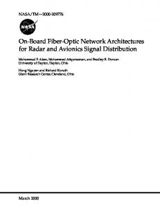 On-Board Fiber-Optic Network Architectures for Radar and ... - CiteSeerX