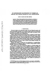 On Deformation Quantization of Poisson-Lie Groups and Moduli ...