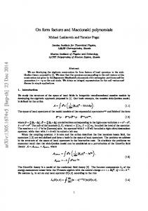 On form factors and Macdonald polynomials