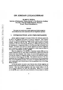 On Jordan (Co) Algebras