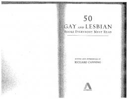 On Oscar Wilde's De Profundis, from Fifty Gay-Lesbian Books ...