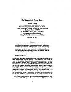 On Quantified Modal Logic