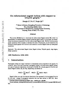 On reformulated zagreb indices with respect to tricyclic graphs