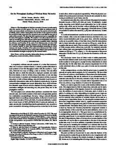 On the Throughput Scaling of Wireless Relay Networks - University of