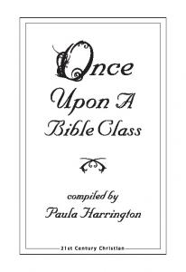 Once Upon a Bible Class