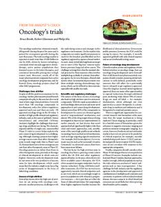 Oncology's trials