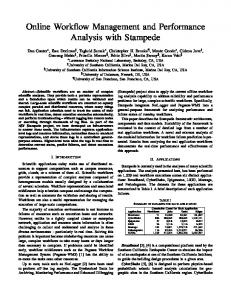 Online Workflow Management and Performance ... - IEEE Xplore